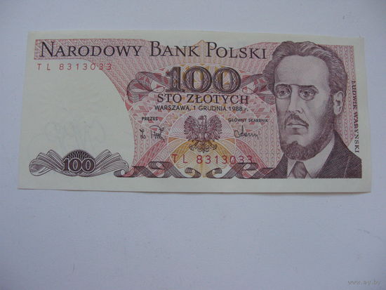 Польша 100 злотых 1988