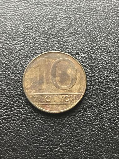 10 злотых 1990 Польша