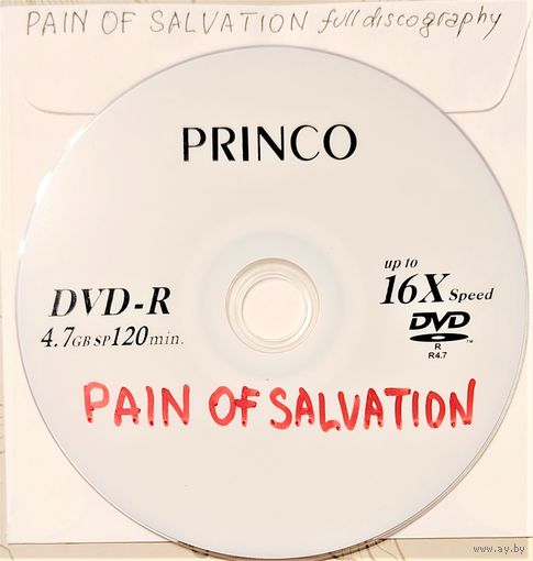 DVD MP3 PAIN OF SALVATION - полная дискография 1997 - 2020 (Progressive rock, Progressive metal) - 1 DVD