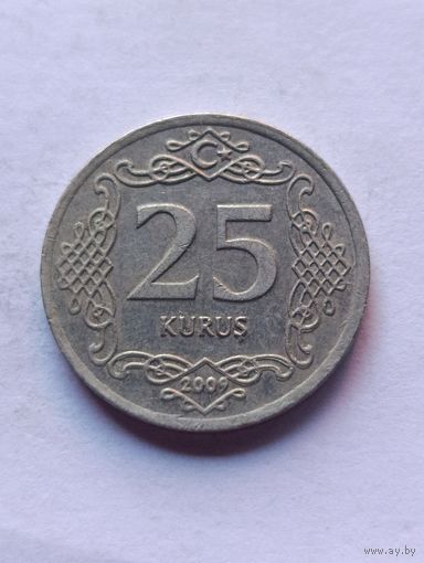 Турция. 25 Куруш 2009 года. (4).