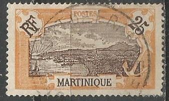 Мартиника. Фор-де-Франс. Столица. 1922г. Mi#89.