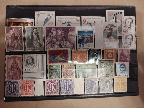 Лот чистых марок и блоков мира