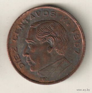 Мексика 10 сентаво 1967