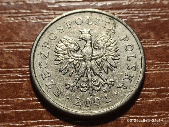 Польша 20 грошей 2001
