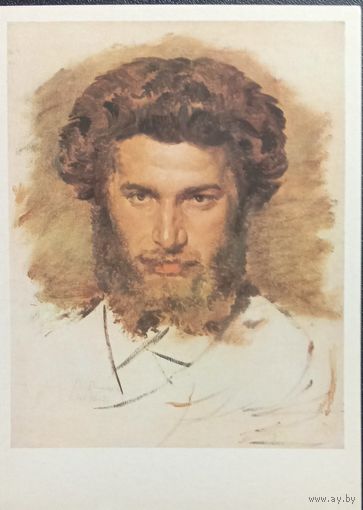 Русская живопись. Васнецов В.М. Портрет А.И.Куинджи. 1986