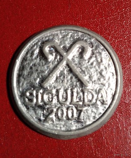 Жетон.800 лет г.Сигулда(Латвия) Тяжмет.