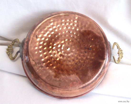 Сковорода с "ушами" Медь 18,2 см