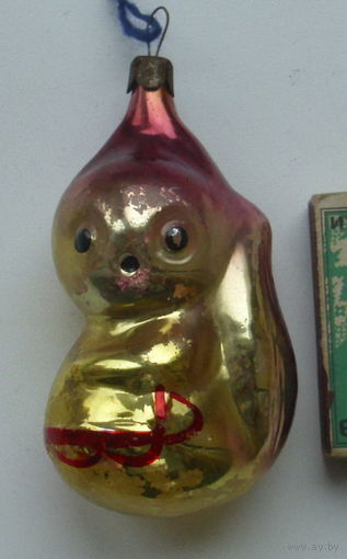 Ёлочная игрушка. Белочка. К-67.