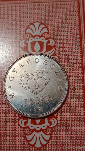 Венгрия 10 форинтов 2020 медики