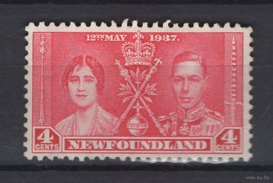 1937 Ньюфаундленд*   George VI, Коронация