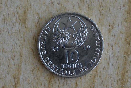 Мавритания 10 угий 2009 с 1 руб