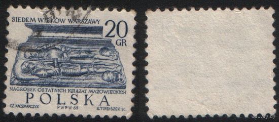 Польша (Mi)PL1599 (700-летие Варшавы) 1965 год 20 gr надгробие герцога Мазовецкого (a1-03 ТОРГ/ВАША ЦЕНА