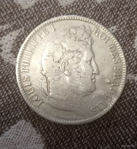 Франция 5 франков 1831 года Луи Филипп 1