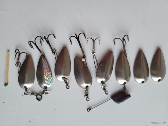 Блесна вертушка Байкал средний завод Сатурн ("Рыболов-спортсмен"), клеймо, СССР