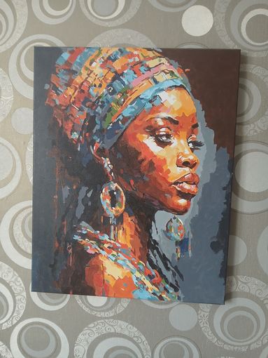 Картина по номерам без рамки