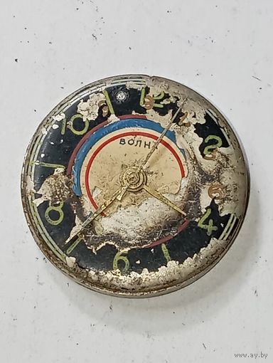 Механизм для часов ВОЛНА , ЧЧЗ , 22 камня  , очень редкие СССР 1960-х .