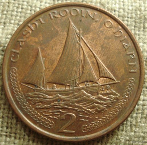 2 пенса 2003 Мэн