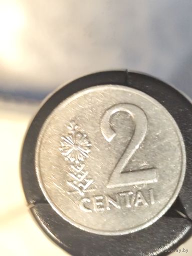Литва 2 цента 1991