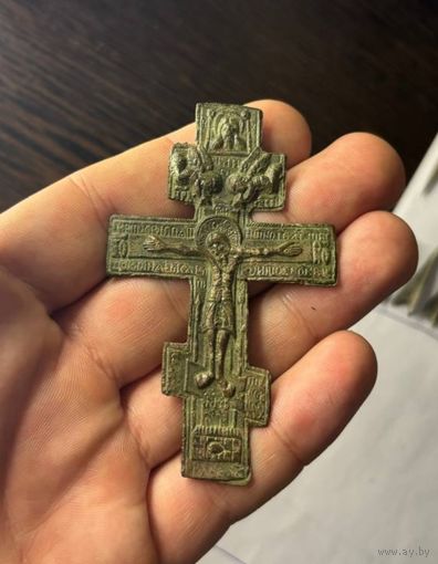 КРЕСТ МЕТАЛАПЛАСТИКА (СМОТРИТЕ ДРУГИЕ МОИ ЛОТЫ)