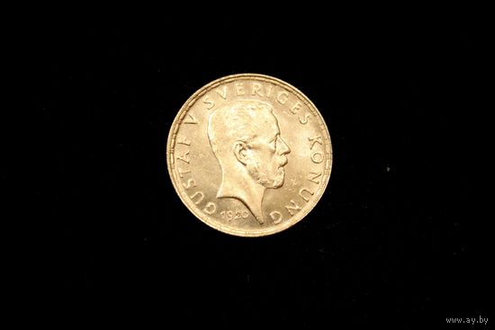 5 крон 1920 г. Швеция, Густав V. Штемпельный блеск!