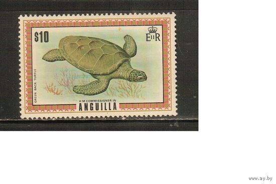 Ангилья-1975(Мих.216) , **    ,  Морская фауна, Черепаха (одиночка)