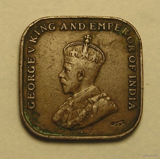 Брит. Стрейтс Сеттльмент, 1 Цент 1920