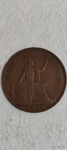 Великобритания 1 пенни 1939