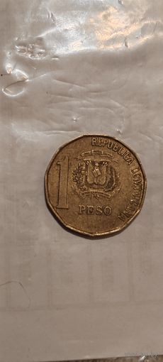 Доминиканская республика 1 песо 2002