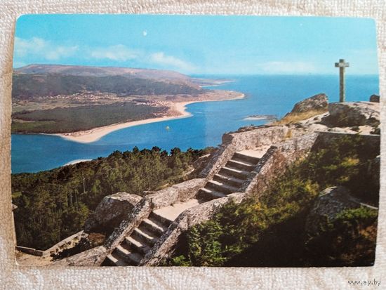 Испания, Ла Гуардия. Текла, устье реки Миньо-Гора Санта-Текла