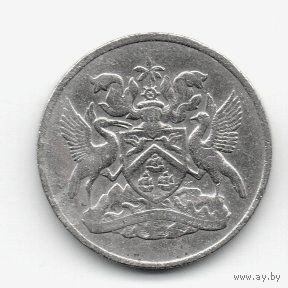 ТРИНИДАД И ТОБАГО /МОНАРХИЯ В СОДРУЖЕСТВЕ НАЦИЙ/ 25 ЦЕНТОВ  1967