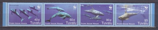 2006 Тувалу 1307-1310strip WWF / Морская фауна 13,50 евро