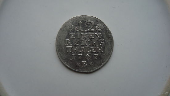 1/12 талера 1767                                                                                                                           (3887)