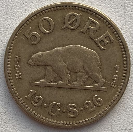 Гренландия 50 эре 1926 г.