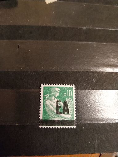 1962 Алжир надпечатка ЕА "государство Алжир" чистая клей MNH** культура искусство (4-9)