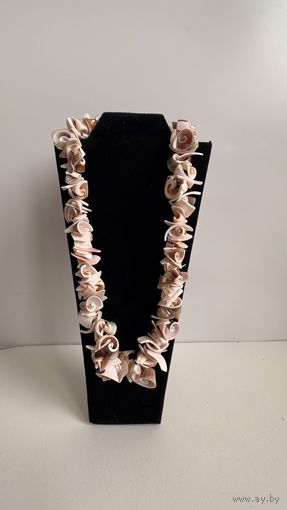 Бижутерия бусы из ракушек