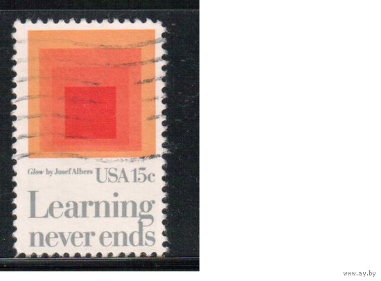 США-1980, (Мих.1440) , гаш. , Обучение, Живопись (одиночка),