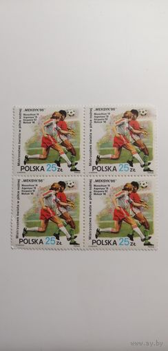 Польша 1986. Чемпионат мира по футболу - Мексика 1986. Квартблок