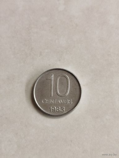 10 сентаво Аргентина.