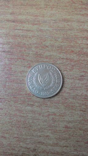 Кипр, 2 цента 1992.