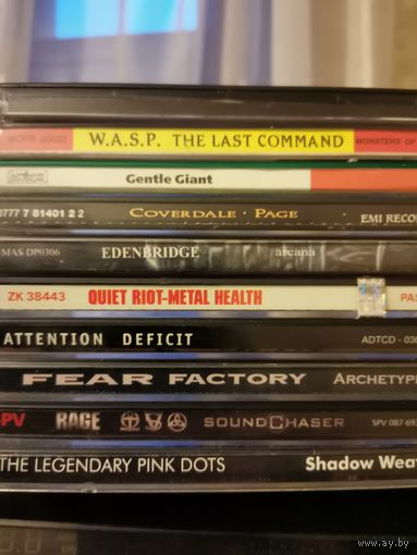 10р за диск аудио компакт-диски HEAVY METAL  МИКС СБОРКА РАЗЛИЧНЫХ АЛЬБОМОВ