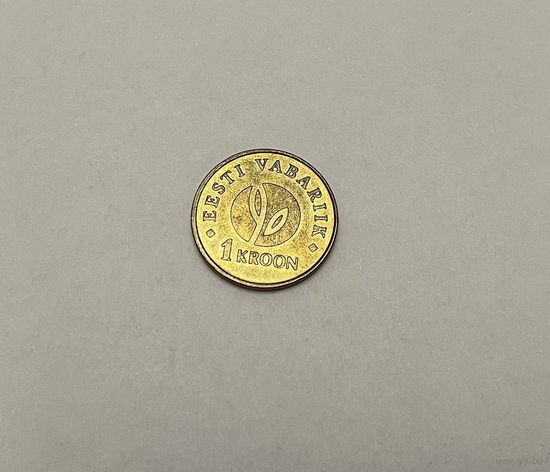 1 крона 2008 с рубля