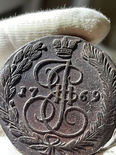 5 копеек 1769 ЕМ без МЦ.Кладовая.Состояние!