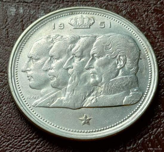 Бельгия 100 франков, 1951   BELGIЕ  ( 1-13-4 )