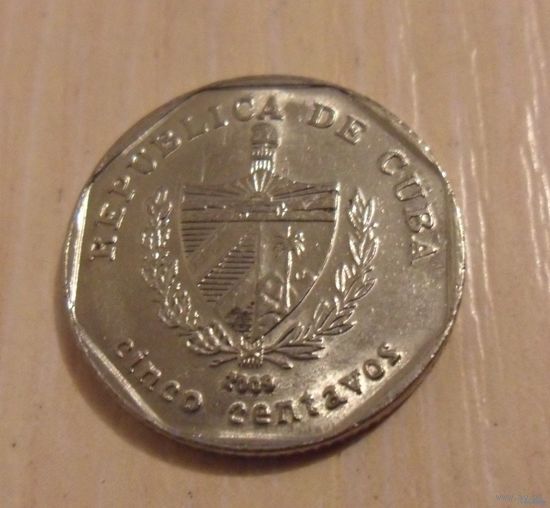 5 сентаво Куба 2009 г.в.