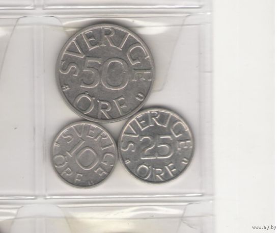 10 эре 1979, 25 эре 1982 и 50 эре 1980. Возможен обмен