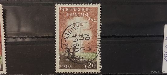 РАСПРОДАЖА ФРАНЦИЯ 1960г. Полная серия. Гаш.