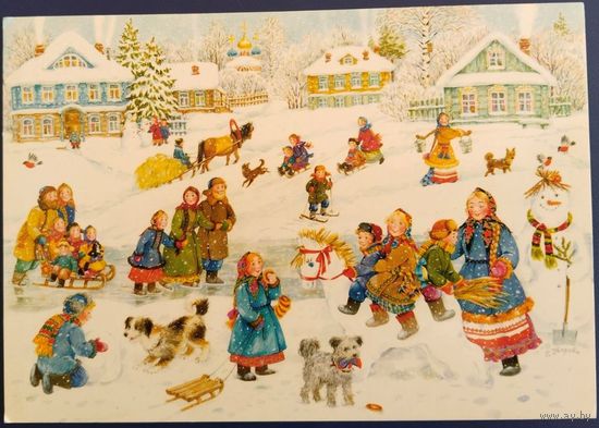 Зимушка. Худ.Е.Уварова. Россия. 2017 г.