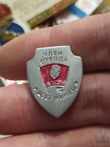 Член отряда дзержинец,с рубля