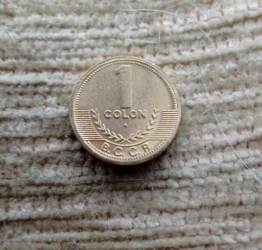 Werty71 Коста-Рика 1 колон 1998 Редкая