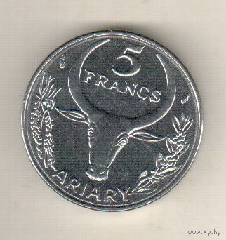 Мадагаскар 5 франк 1984